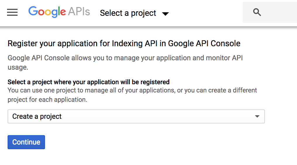 Google Indexing API Project